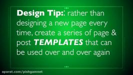 Wordpress Web Design tutorial designing your top level web page templates