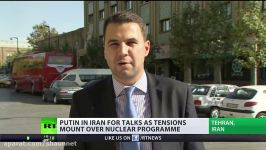 Support the deal agreed with Obama Putin arrives in Iran for talks as tensions mount