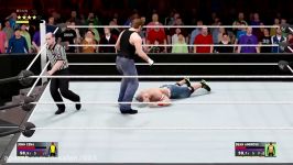 John Cena vs Dean Ambrose گیم پلی کشتی کج WWE 2K17