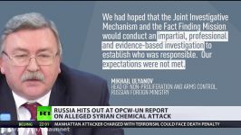 Why UN OPCW experts never visited site of sarin gas attack in Syria Russia challenges new report