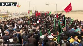 Arba’een Pilgrimage Thousands of Iranians gather at Mehran border crossing