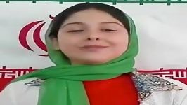 تهدید ترامپ جانب دختر ایرانی هیچوقت ایرانیو تهدید نک