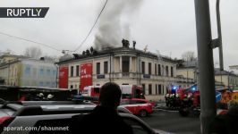 Fire breaks out at iconic Pushkin art museum in the heart of Moscow