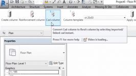 EnrColumnPro Easy way to convert CAD column to Revit column