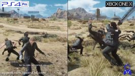 گرافیک Final Fantasy XV روی Xbox One X PS4 Pro