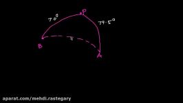 To find the initial and final course of great circle track Example 2