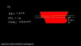 Ship Stability   Effect of density on draft and displacement EX 5  Problem 14 and 15