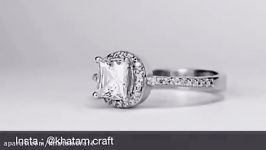 انگشتر طلا برلیان الماس جواهرات