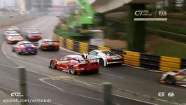 FIA GT World Cup 2017. Qualification Race Macau Grand Prix. Huge Pile Up