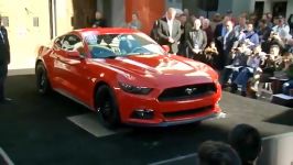 رونمایی فورد موستانگ 2015 Ford Mustang reveal Los Angele