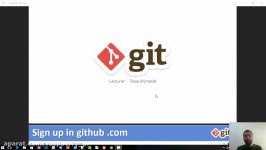 آموزش نرم افزار git سیستم github