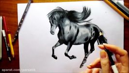 آموزش کشیدن اسب به صورت سه بعدی حرفه ای  پارس آتیک