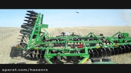 John Deere 9400disc harrow. جاندایر دیسک هارو