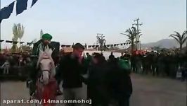 مراسم نمادین عصر عاشورا روستای نهوج محرم 96 قسمت 2