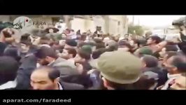 نخستین فیلم حضور رهبر معظم انقلاب در مناظق زلزله زده