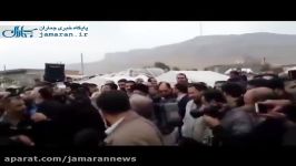 حضور بدون تشریفات رهبر انقلاب در روستای زلزله زده کوئیک