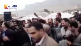 حضور رهبرانقلاب در روستای زلزله زده اهل سنت «کوئیک»