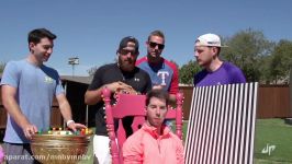 Bubble Gum Blowing Battle  Dude Perfect