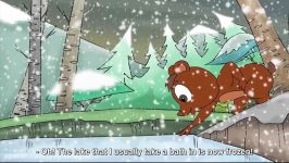 Cartoon Stories for kids Learn English  Winter Of Little Bear  Moral Storie