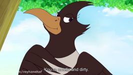 English stories CROW AND SWAN Learn English with subtitles  Story for childr