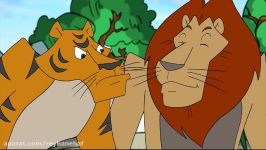 Cartoon Stories for kids Learn English  Lions Tigers And Foxes  Moral Stor