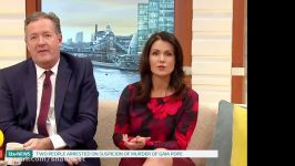 Morning Presenter SUSANNA REID In Leather Skirt