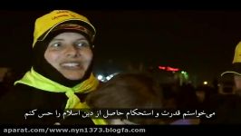 Heartline woman who chose Islam from the Netherlands and came to walk 25 million Arbaeen