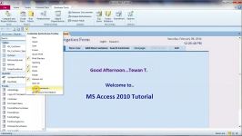 Hide database window Hide menu Disable shortcut menu Disable Special Keys MS Access