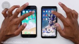 Google Pixel 2 XL vs iPhone 8 Plus SPEED Test