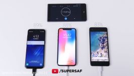 iPhone X vs Galaxy S8 vs Pixel 2  Battery Charging SPEED Test