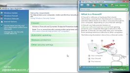 تدریس ویندوز ویستا Windows Vista درس 49 دیوار آتشین Firewall