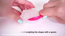 DIY Cat Water Cake Using TRANSPARENT Clay Rare Nisshin Clear Clay Demo