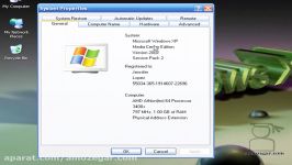 تدریس ویندوز اکس پی Windows XP درس 19 دیدن اطلاعات کامپیوتر فرمان dxdiag