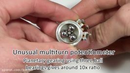 Planetary multiturn potentiometer