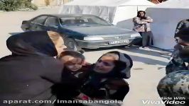 مهشید خسروی کمک کردن او به زلزله زده های کرمانشاه