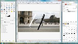 برنامه ویرایش عکس رایگان گیمپ Gimp درس 41 پاک کن Eraser