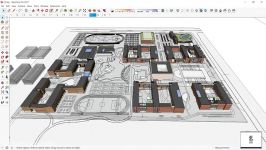 مدل اسکچاپ دانشگاه 3 بعدی  C2