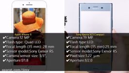 Apple iPhone 8 vs Sony Xperia XZ1 Compact