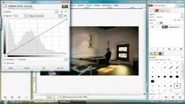 برنامه ویرایش عکس رایگان گیمپ Gimp درس 72 منحنی ها Curves