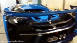 اخبار خودرو  صدای موتور Bugatti Vision GT