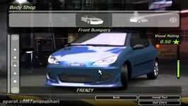 Need for Speed Underground 2  Customize Peugeot 206