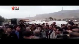 حضور رهبر معظم انقلاب در مناطق زلزله زده کرمانشاه