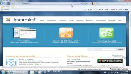 ساخت وب سایت بتوسط Joomla درس 23 دانلود آپلود جوملا Download