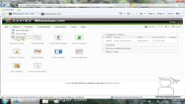 ساخت وب سایت بتوسط Joomla درس 38 آرشیو Archived