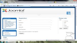 ساخت وب سایت بتوسط Joomla درس 51 کاربر جدید New User