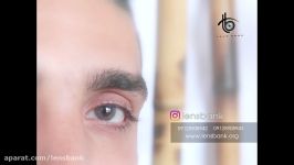 لنز Arian Light Gray A18 روی چشم مرد