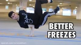 برک دنس Bboy Freezes