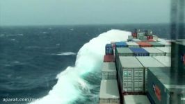 Stress and effect on a vessel in severe weather conditions