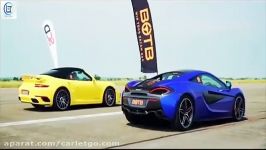 درگ Mclaren 570 S Porsche 911 Turbo S