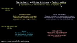 Standardization Mutual Adjustment for Decisions MR1160